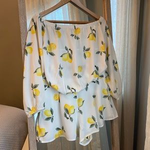 Floral Lemon 2 Piece Set